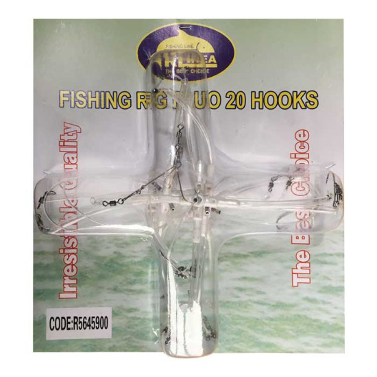 R5645900 FISHING RIG 20 HOOKS