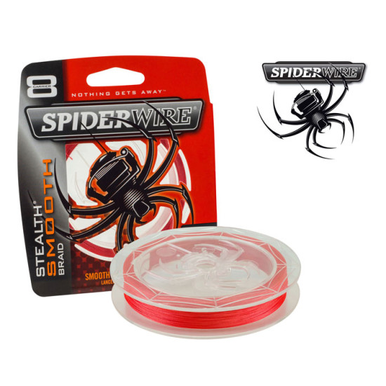 SPIDERWIRE STELTH SMOOTH RED