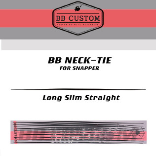 BB NECK TIE LONG SLIM STRAIGHT