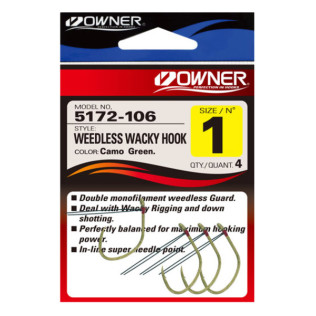 OWNER WEEDLESS WACKY HOOK 5172