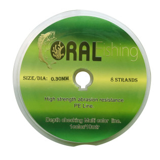 CORAL X-8 SUPER PE BRAID LINE 0,30mm