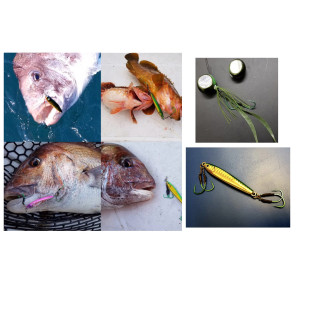 YAMAI SUTEKI TAIRABA / MADAI HOOKS (UV GREEN)