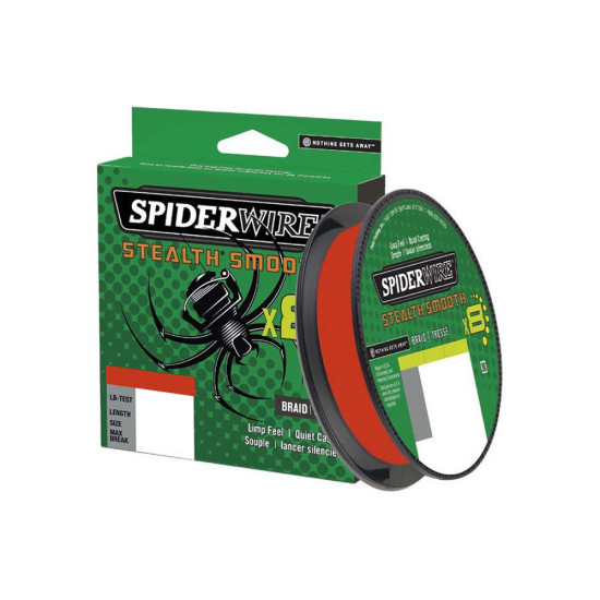 SPIDERWIRE STELTH SMOOTH x8 RED