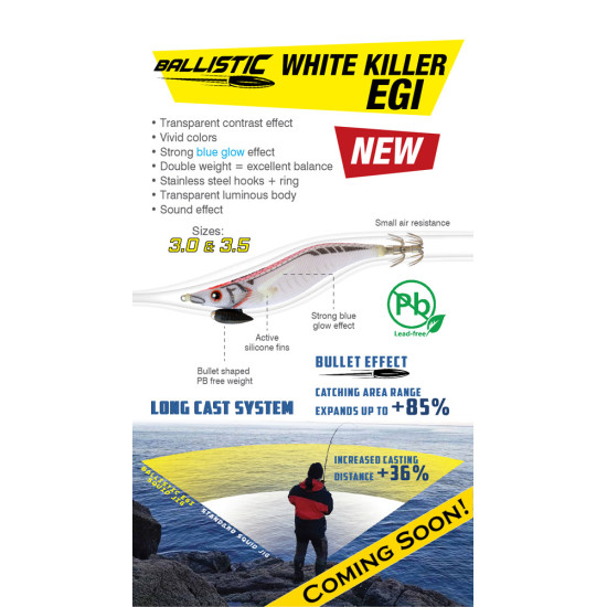 DTD BALLISTIC WHITE KILLER EGI 3.0