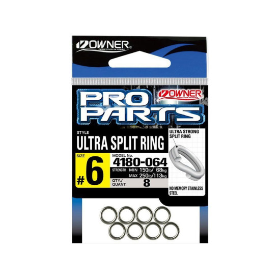 OWNER 4180 ULTRA WIRE SPLIT RING (P-25)