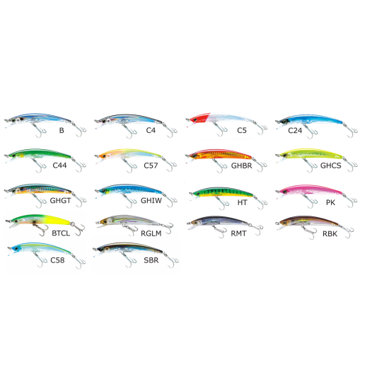 YO-ZURI F1145 CRYSTAL 3D MINNOW 90 (F)