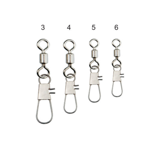 DTD BRASS ROLLING SWIVEL w INTERLOCK SNAP