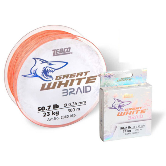 ZEBCO GREAT WHITE BRAID 300m