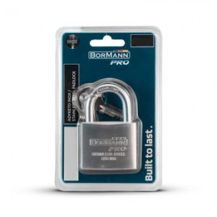 BORMANN Pro - BLK1020 λουκέτο inox 30mm με 3 κλειδιά