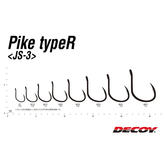 DECOY Hooks JS-3 Pike Type R